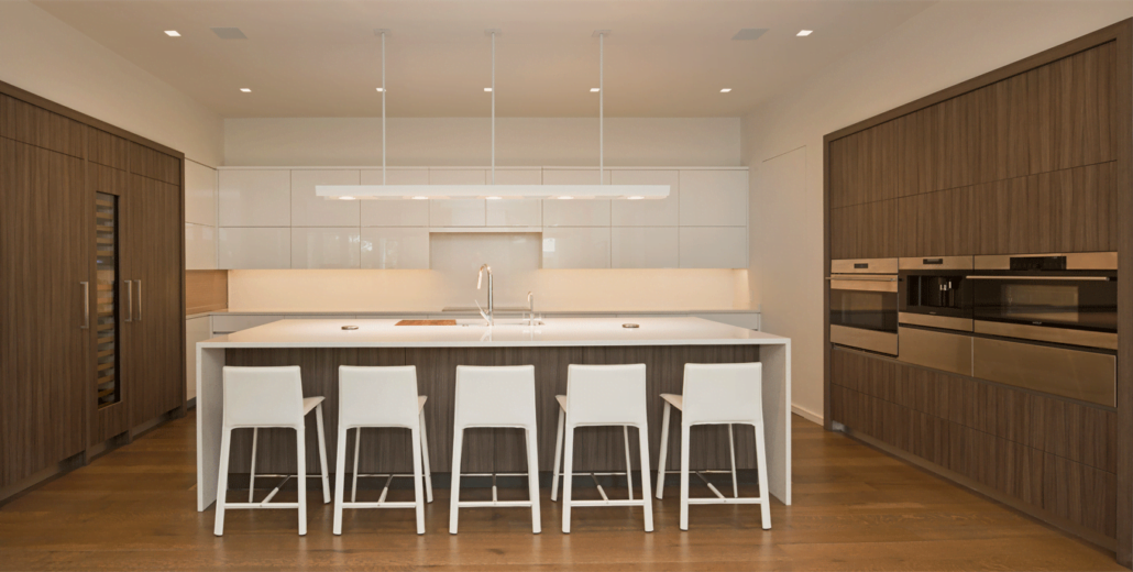 Modern minimalist style kitchen cabinets